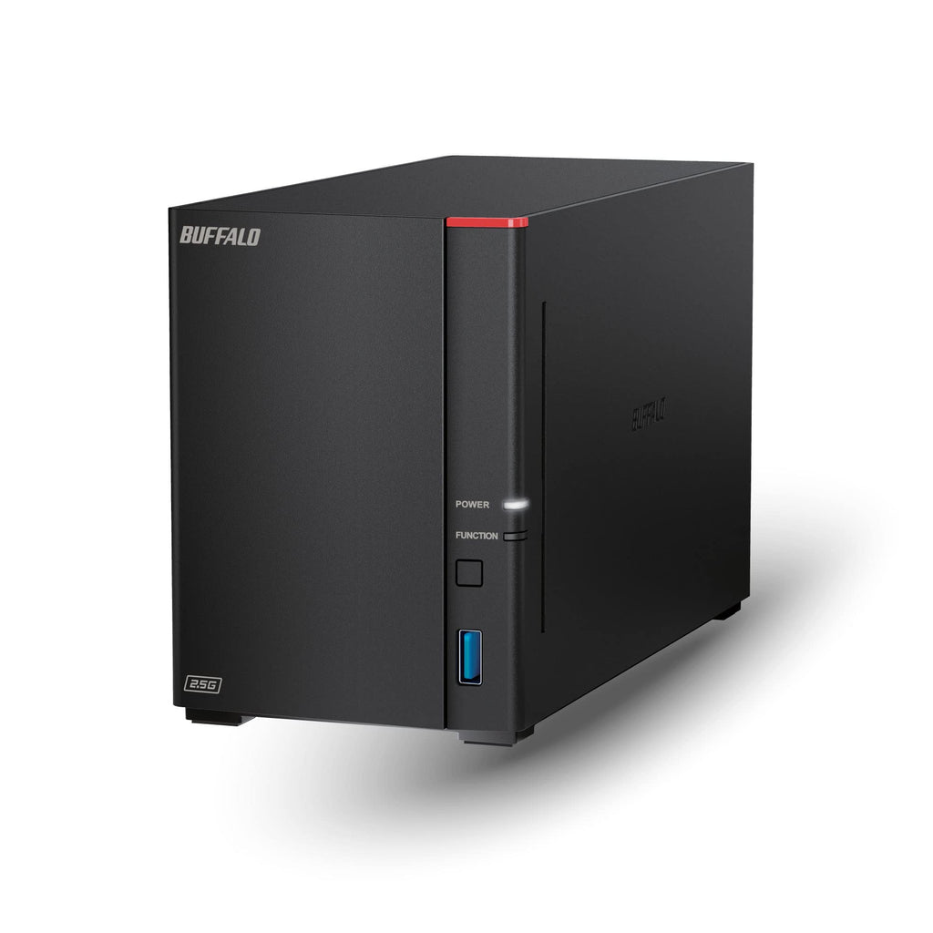 BUFFALO LinkStation 210 2TB 1-Bay NAS Network Attached Storage with HDD Hard Drives Included NAS Storage that Works as Home Cloud or Network Storage Device for Home