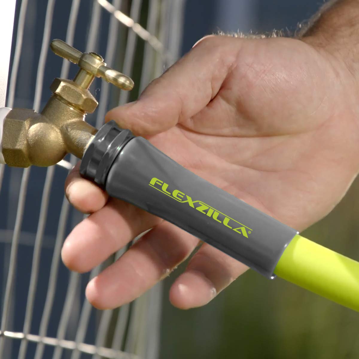 Flexzilla Garden Hose 3/4 in. x 50 ft., Lightweight All-Weather Water Hose, Durable and Flexible, Leak-Free Connections