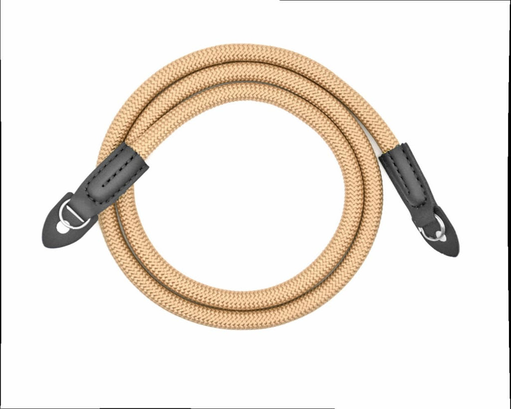 Camera Strap Vintage 100cm Nylon Climbing Rope Camera Neck Shoulder Strap for Micro Single and DSLR Camera.(Black)