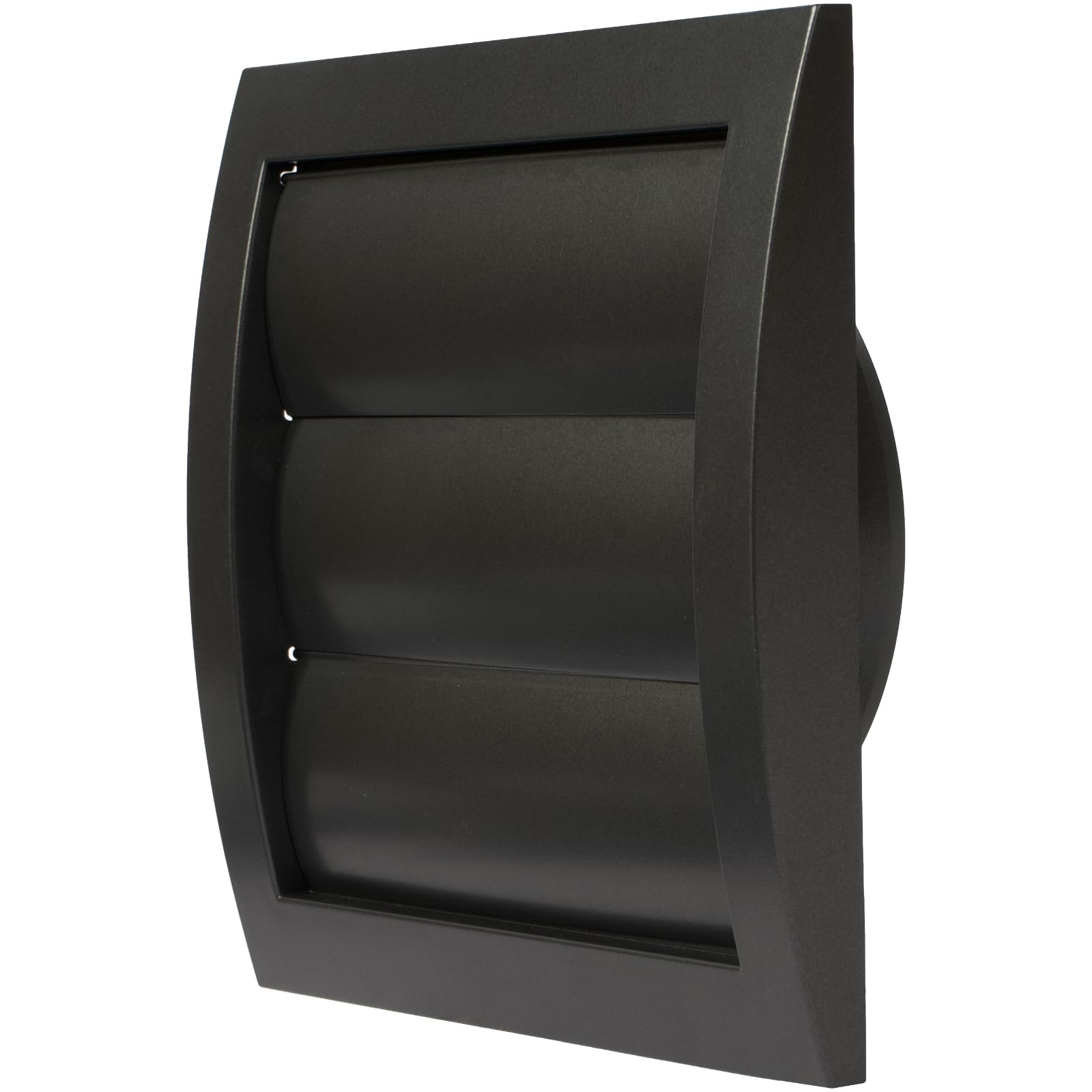 Repa Market 4 Inch Anthracite Dryer Vent Hood/Duct Cover for Walls or Ceiling/ABS Plastic Louvered Air Grille with Built-In Mesh Screen/Exhaust and Dryer Vent Covers for Indoor & Outdoor Use