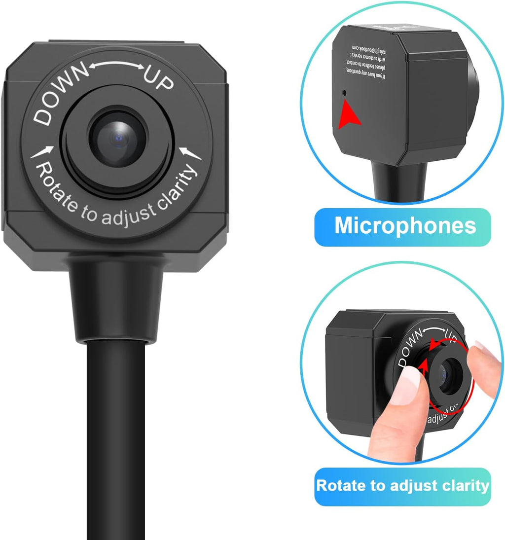 USB Document Camera for Teachers,Manual Focus Webcam with Mic,Fold for Mac/Windows/Chromebook