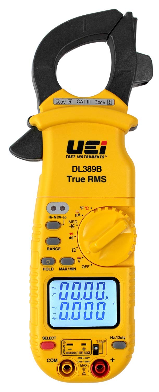 UEi Test Instruments DL389B True RMS Dual Display Clamp Meter