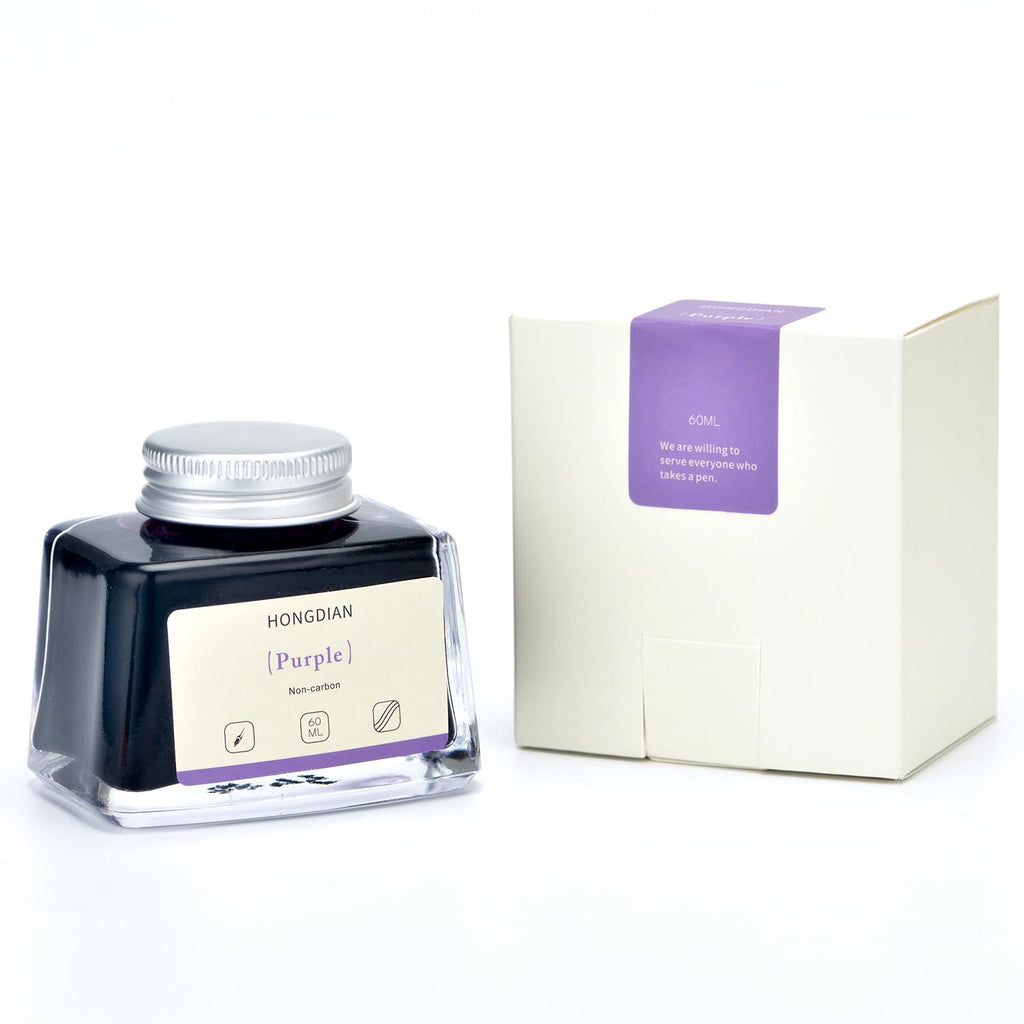 Asvine Hongdian Fountain Pen Bottled Ink Black, 60ml Fountain Pen Bottled Ink, Non Carbon