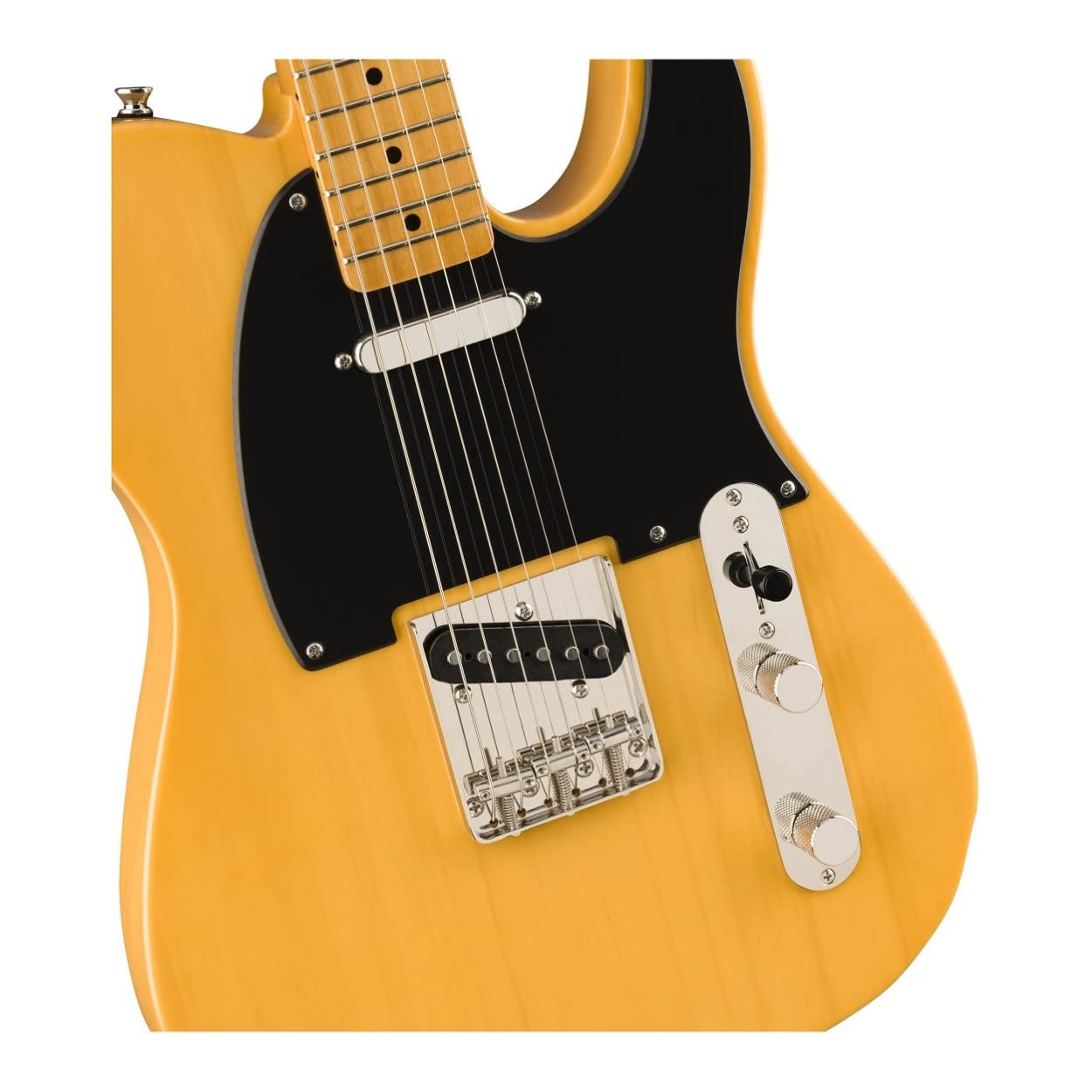 Squier Classic Vibe 50s Telecaster Electric Guitar, Butterscotch Blonde, Maple Fingerboard