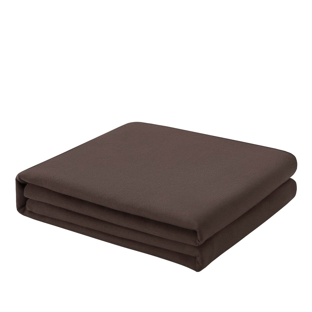 FreshCulture Twin XL Flat Sheet - Hotel Quality Twin XL Flat Sheet Only - Brushed Microfiber Top Sheet - Ultra Soft & Breathable - Wrinkle-Free - Easy Care - Single Flat Sheet (Twin XL, Beige)