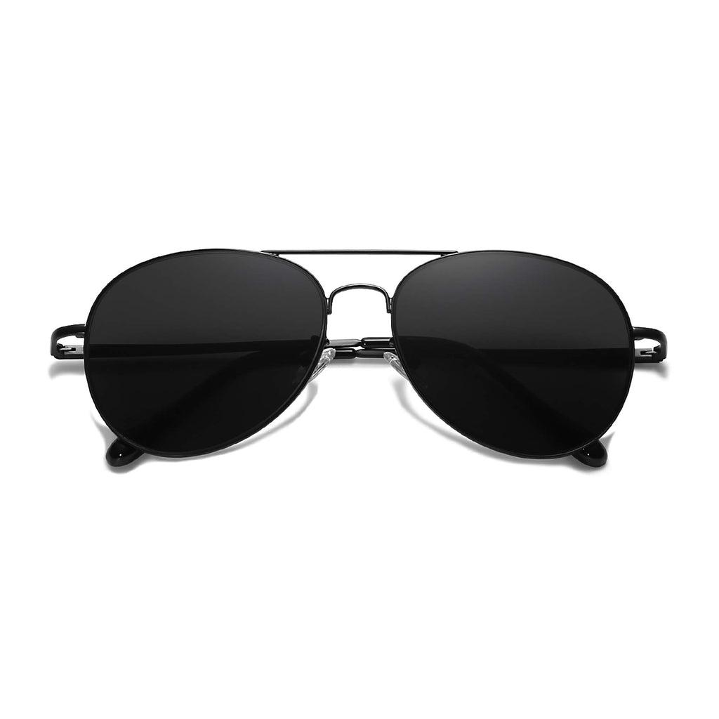 SOJOS Classic Aviator Sunglasses for Women Men Metal Frame Spring Hinges SJ1030