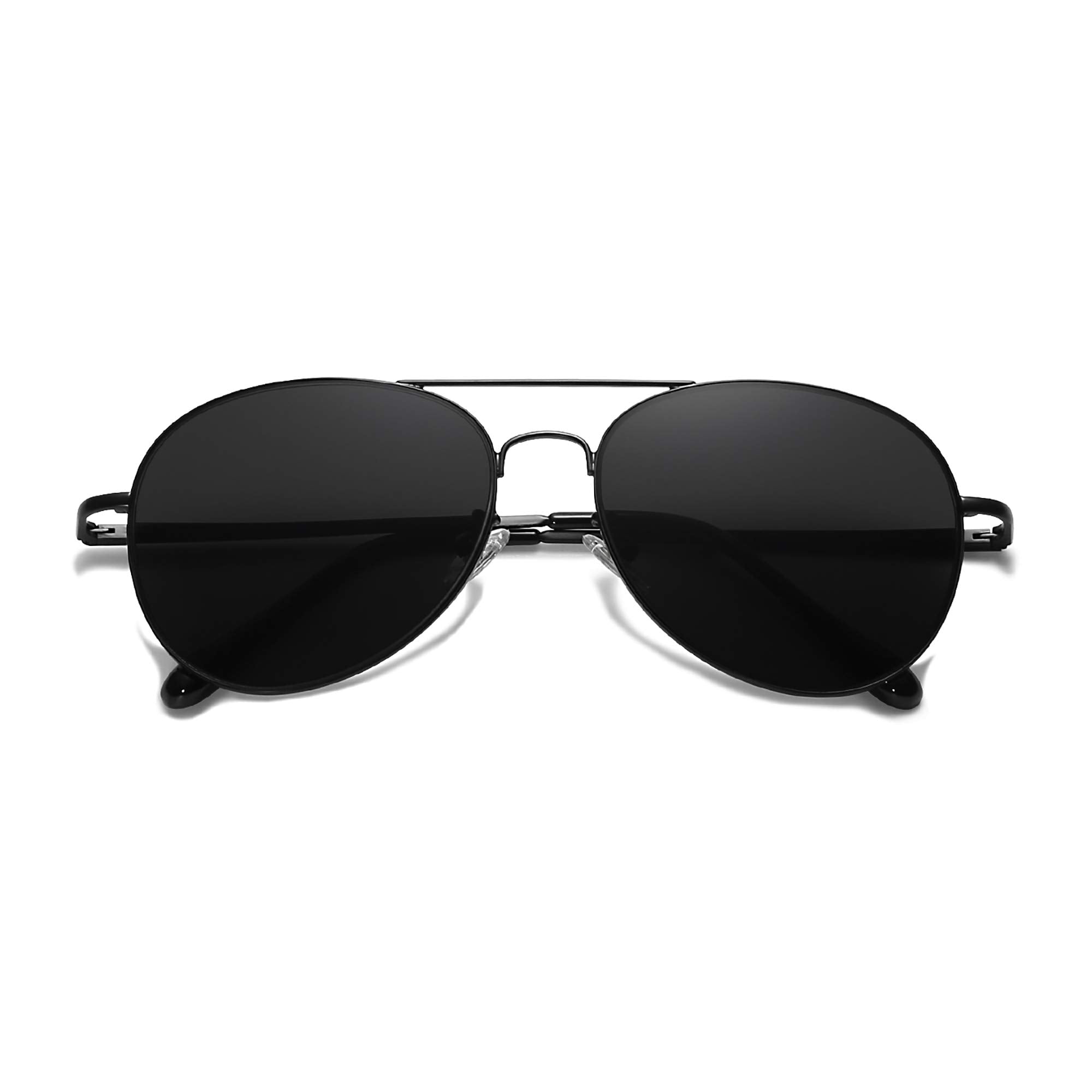 SOJOS Classic Aviator Sunglasses for Women Men Metal Frame Spring Hinges SJ1030