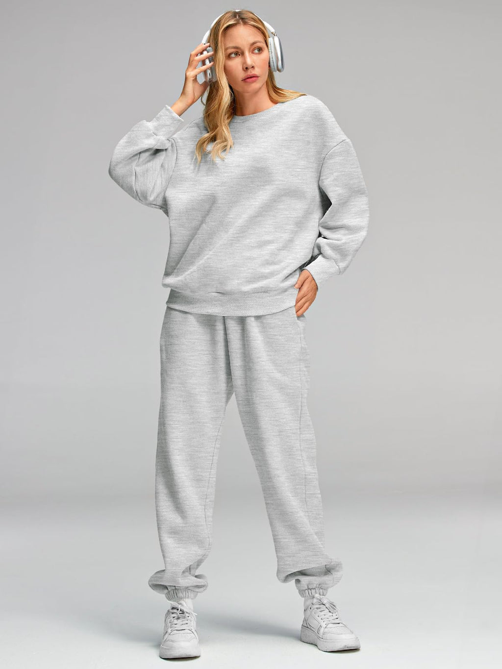 AUTOMET Womens 2 Piece Outfits Sweatsuit Lounge Sets Matching Sweat Set Pockets