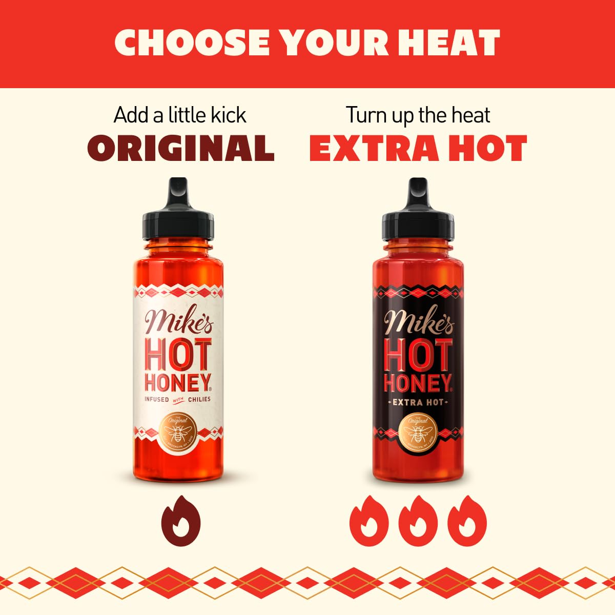 Mike's Hot Honey, Extra Hot, America's #1 Brand of Hot Honey, Spicy Honey Infused with Chili Peppers, Sweet Heat, Perfect for Hot Sauce Lovers (10oz Bottle, 1 Pack)
