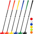 Wettarn 6 Set Golf Putters for Men and Women Two Way Mini Golf Putter with 6 Balls for Right or Left Handed Golfers Adjustable Length