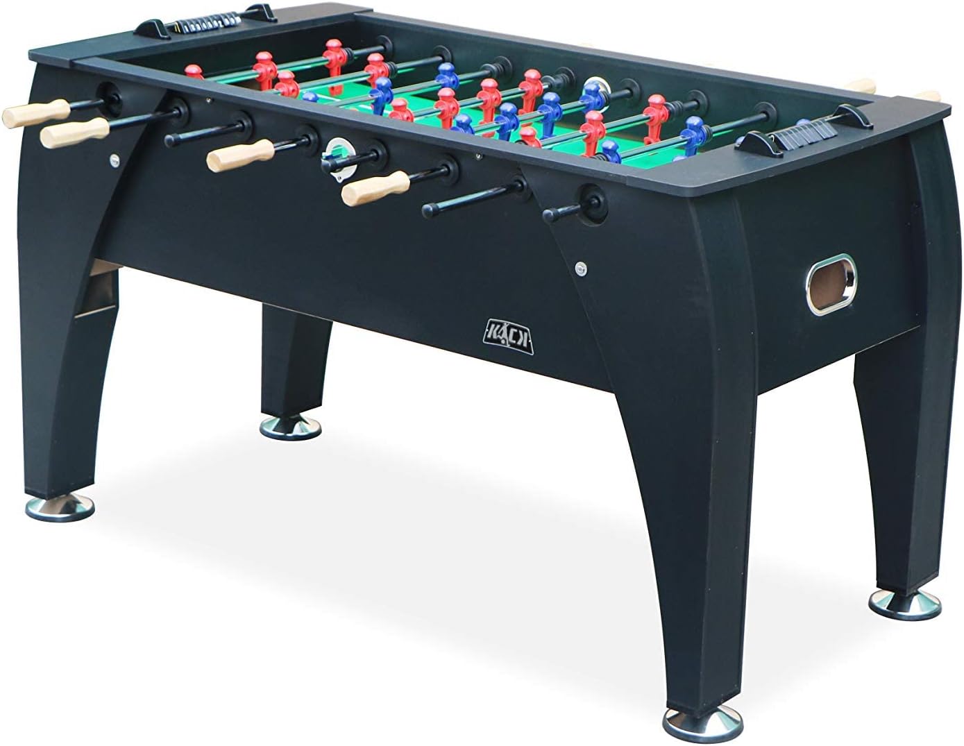 KICK Legend 55" Foosball Table (Jet Black) – Professional Full-Size Indoor Game Table