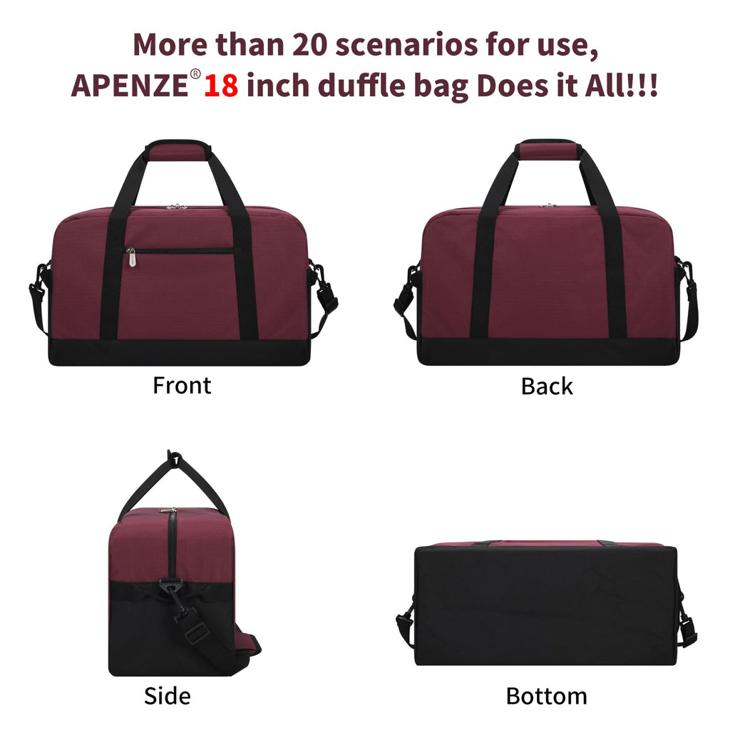 Apenze Small Gym Bag Carry On Bag - 12 in Mini Duffle Bag Lightweight for Overnight Travel(Camouflage)