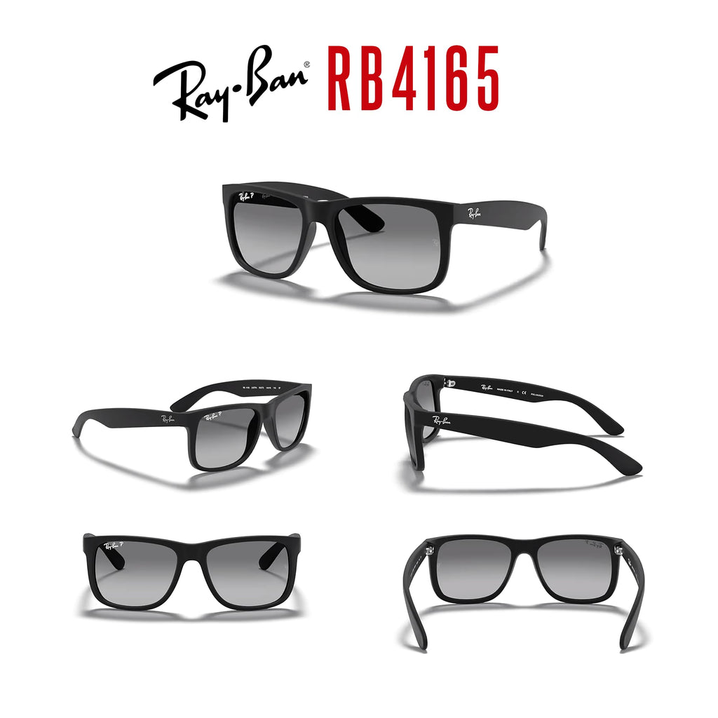 Ray-Ban RB4165F Justin Classic Square Sunglasses for Men