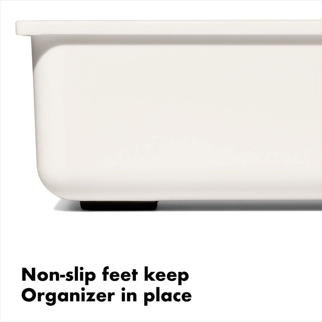 OXO Good Grips Drawer, Large Expandable Kitchen Tool Organizer, White
