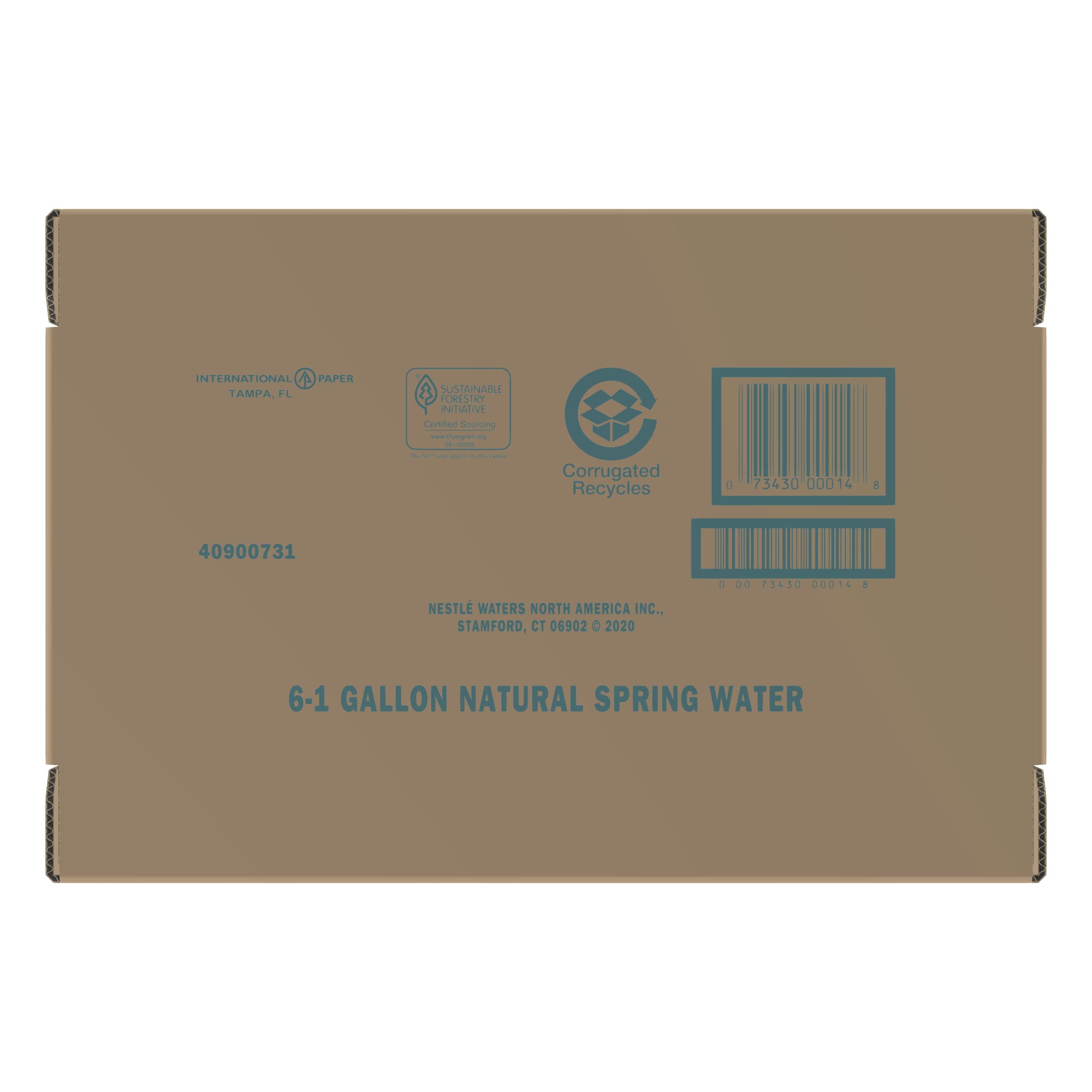 Zephyrhills Spring Water, 8 oz Mini Bottles, 48 Pack (3 Cases)
