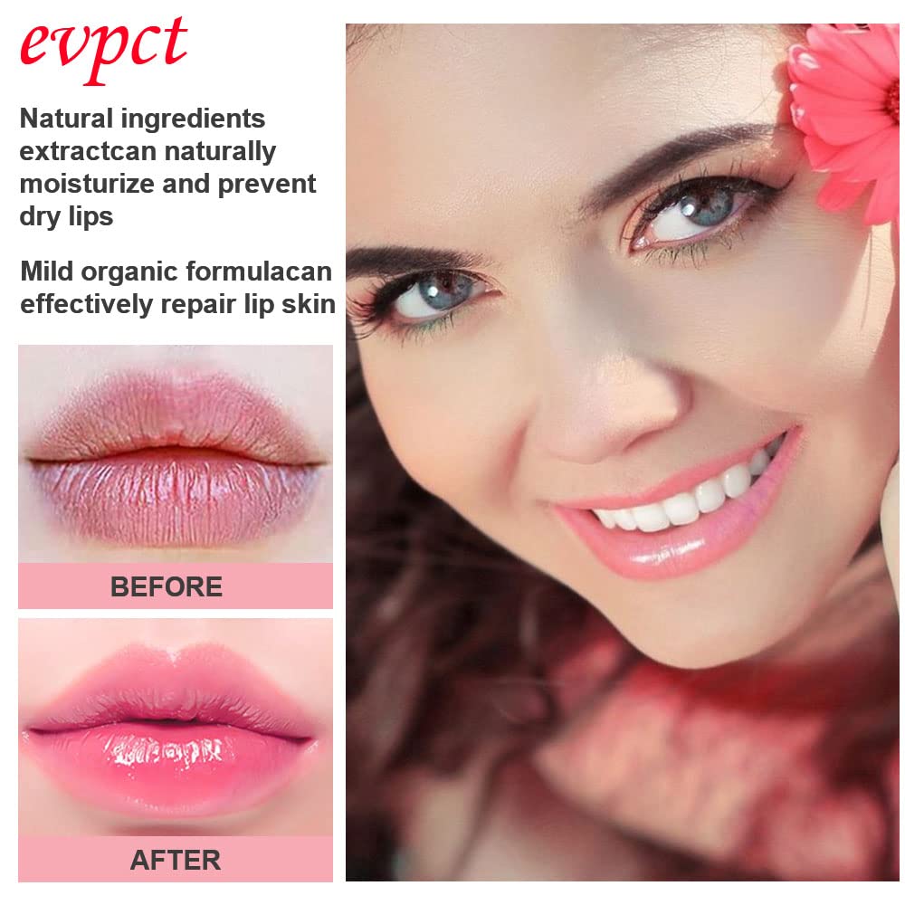 evpct 2Pcs Blueberry Tinted Lip Balms PH Lip Color Changing Lipstick Balm Stain Gift Set Queen for Women Girls Korean Mood Long Lasting Color Change Light Pink Lipstick Lip Tint Plumper Gloss