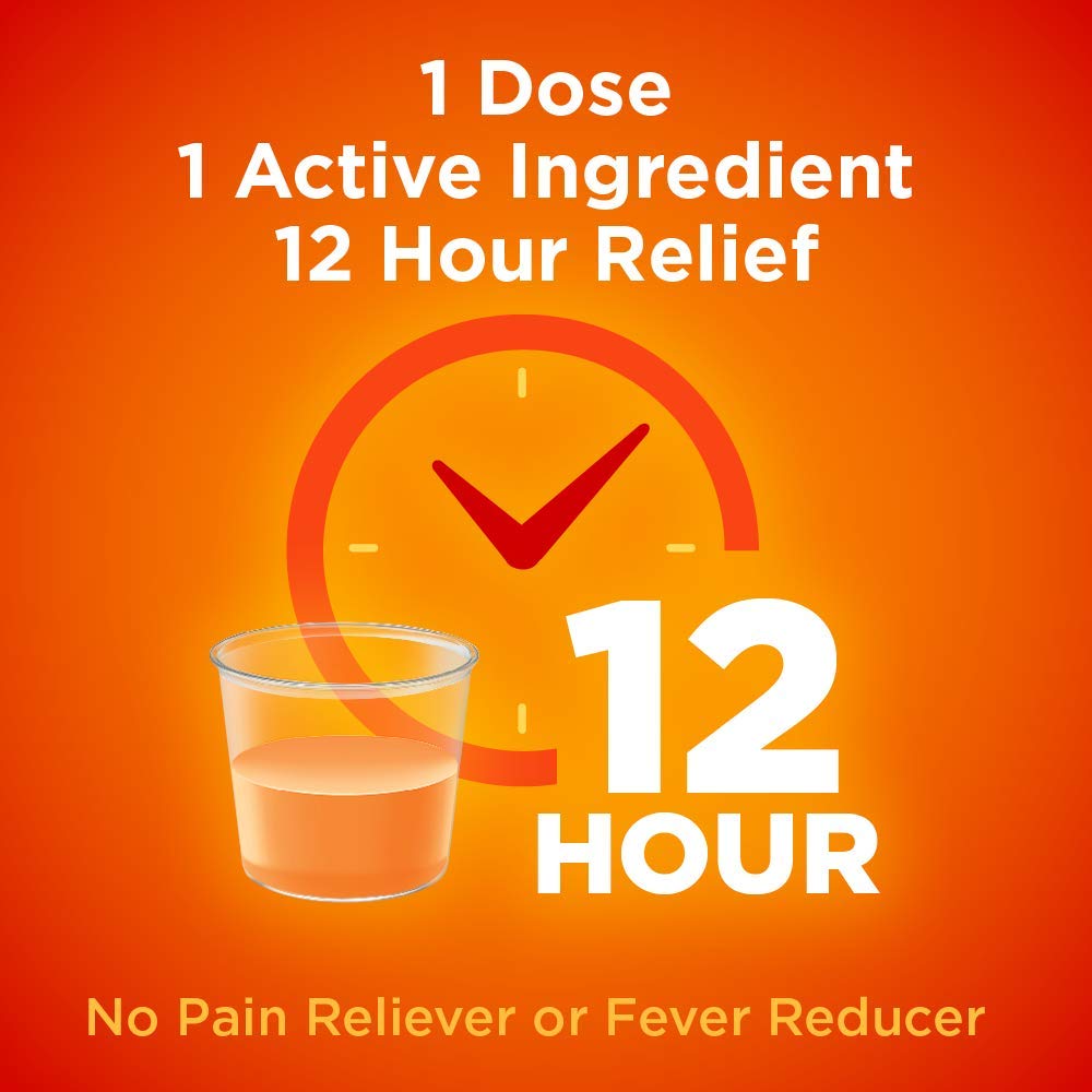 Amazon Basic Care 12 Hour Cough DM Syrup, Extended-Release Dextromethorphan, Grape Flavor Cough Medicine, 5 fl oz (1-Pack)