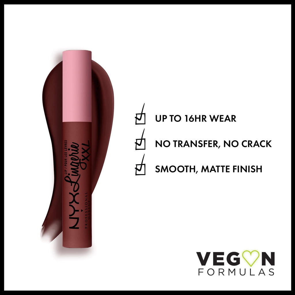 NYX PROFESSIONAL MAKEUP Lip Lingerie XXL Matte Liquid Lipstick - Undress'd (Pink Nude)