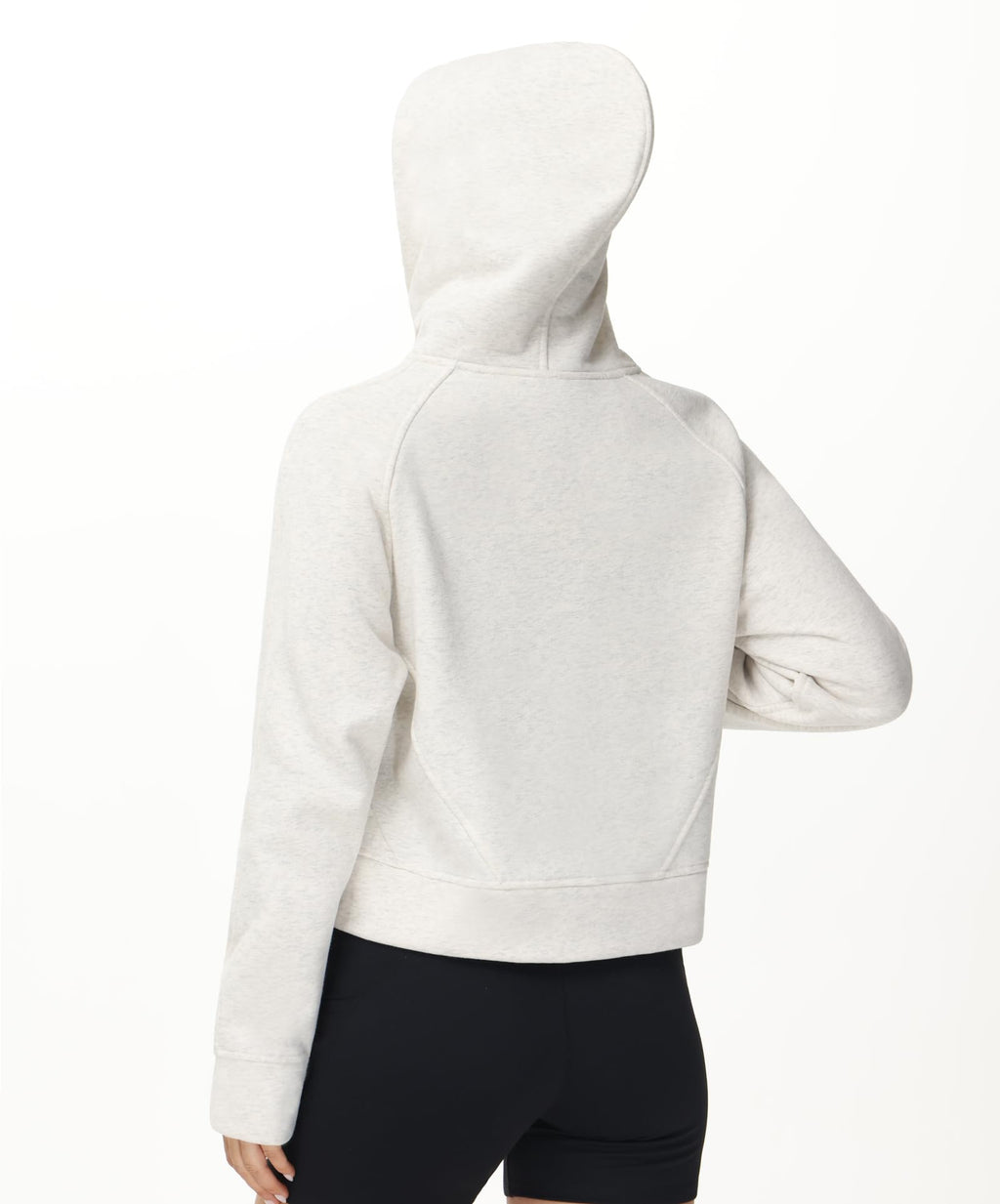THE GYM PEOPLE Women's Full-Zip Up Hoodies Jacket Fleece Workout Crop Tops Sweatshirts with Pockets Thumb Hole