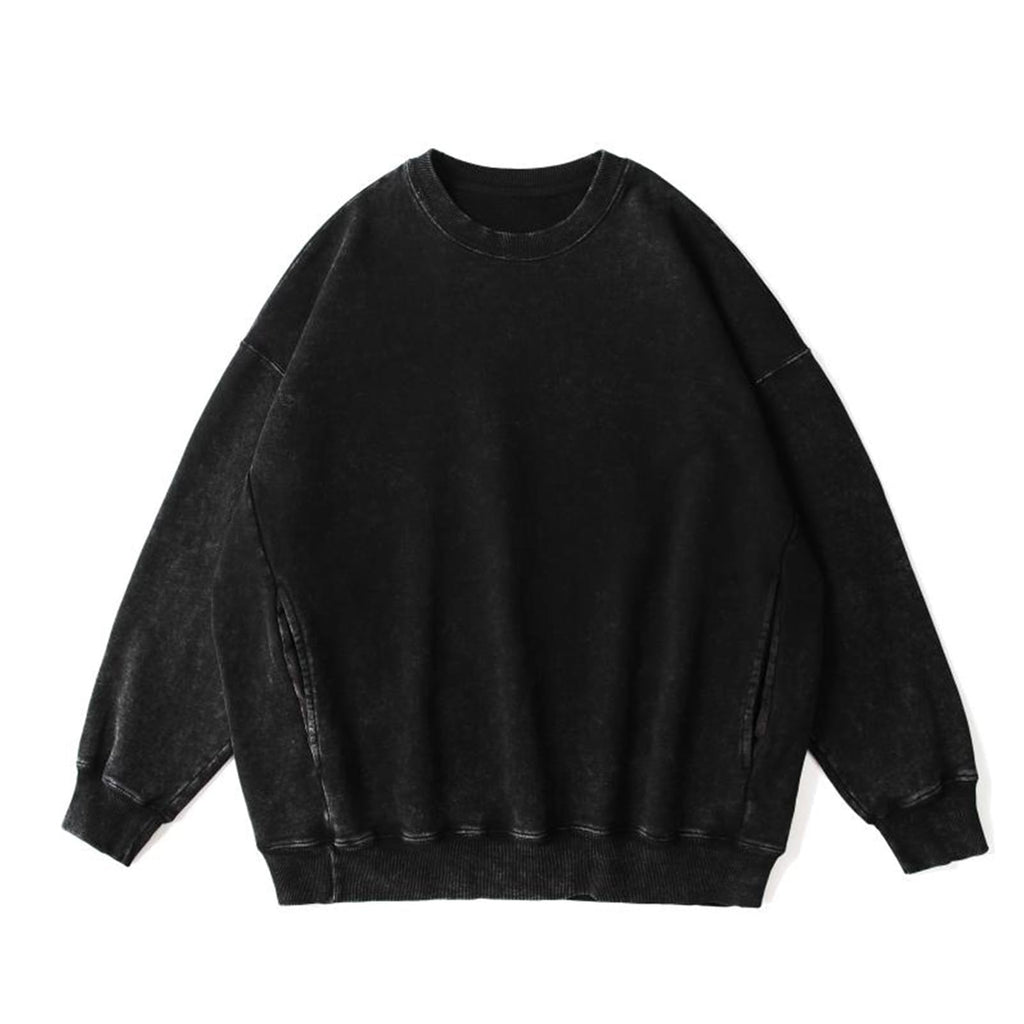 Bobeutou Oversized Hoodie Men Vintage Cotton Casual Hooded Sweatshirt Trendy Baggy Basic Hoodies Retro Pullover Streetwear