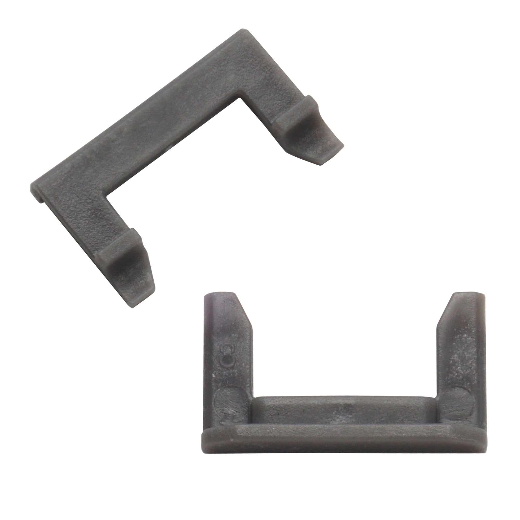 10 Pack 86 Degree Angle Restrictor/Restriction Clip for Soft Close Hinges, Kitchen Cabinet Door Restraints