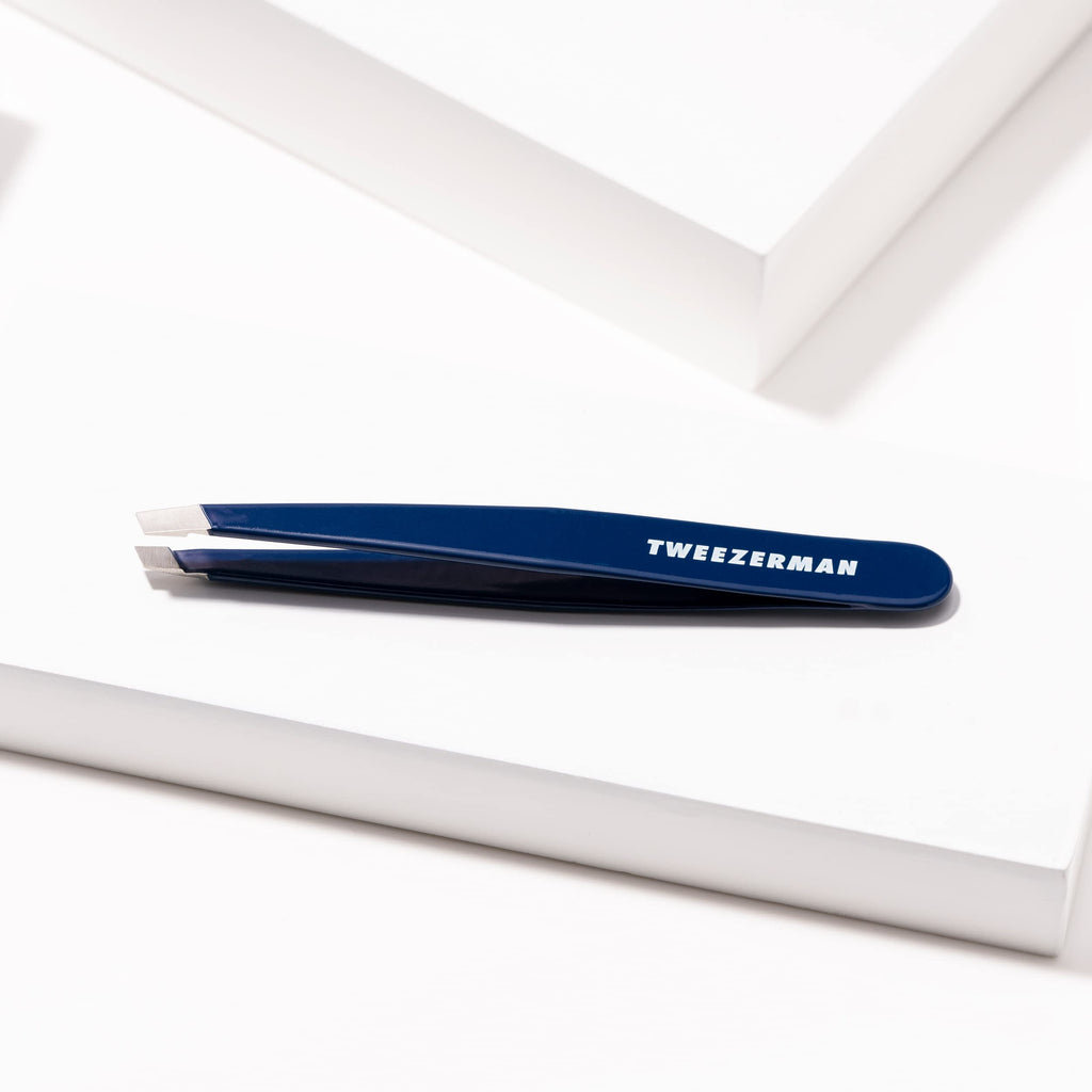 Tweezerman Exclusive 40th Birthday Slant Tweezer - Hair Removal Tweezers, Stainless Steel