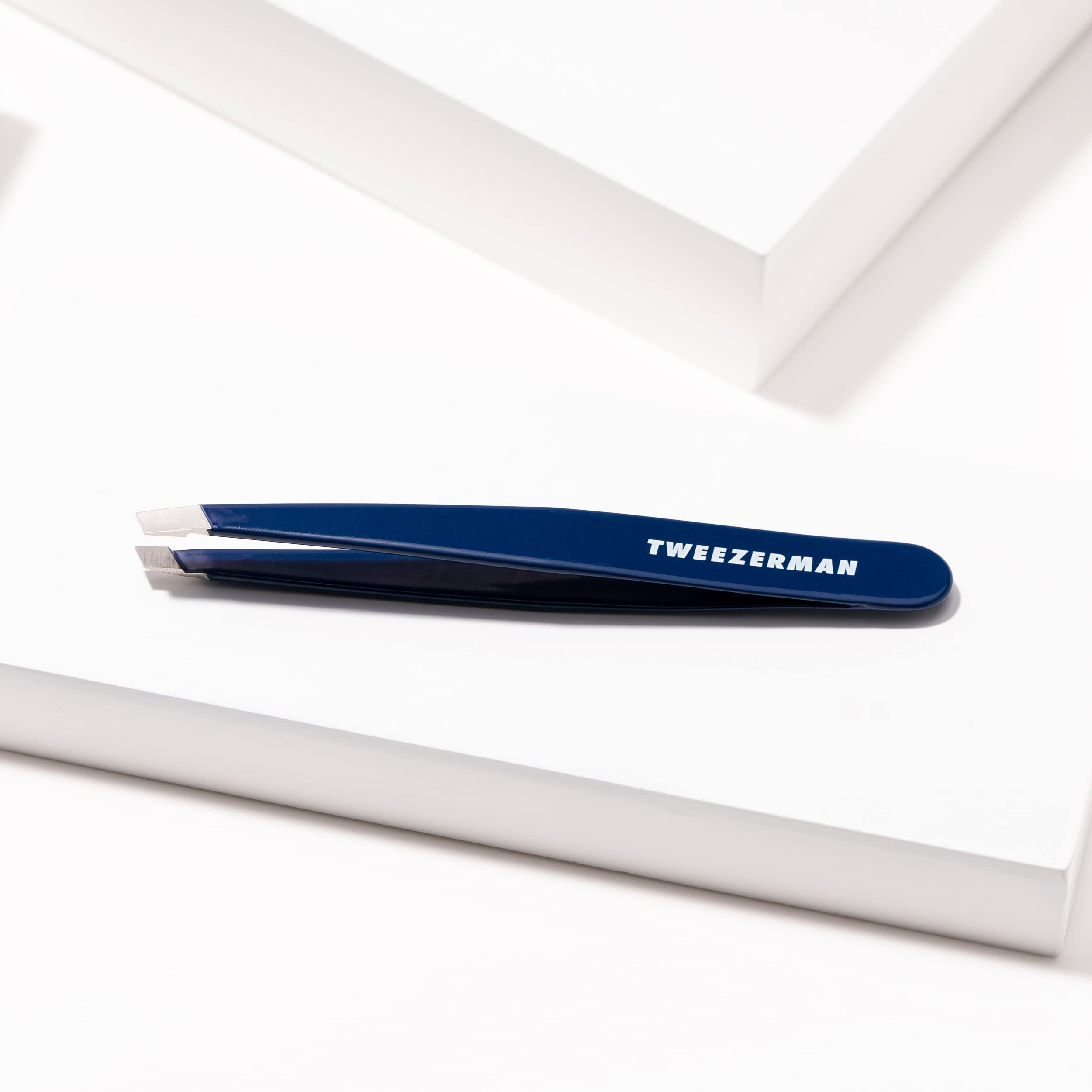 Tweezerman Exclusive 40th Birthday Slant Tweezer - Hair Removal Tweezers, Stainless Steel