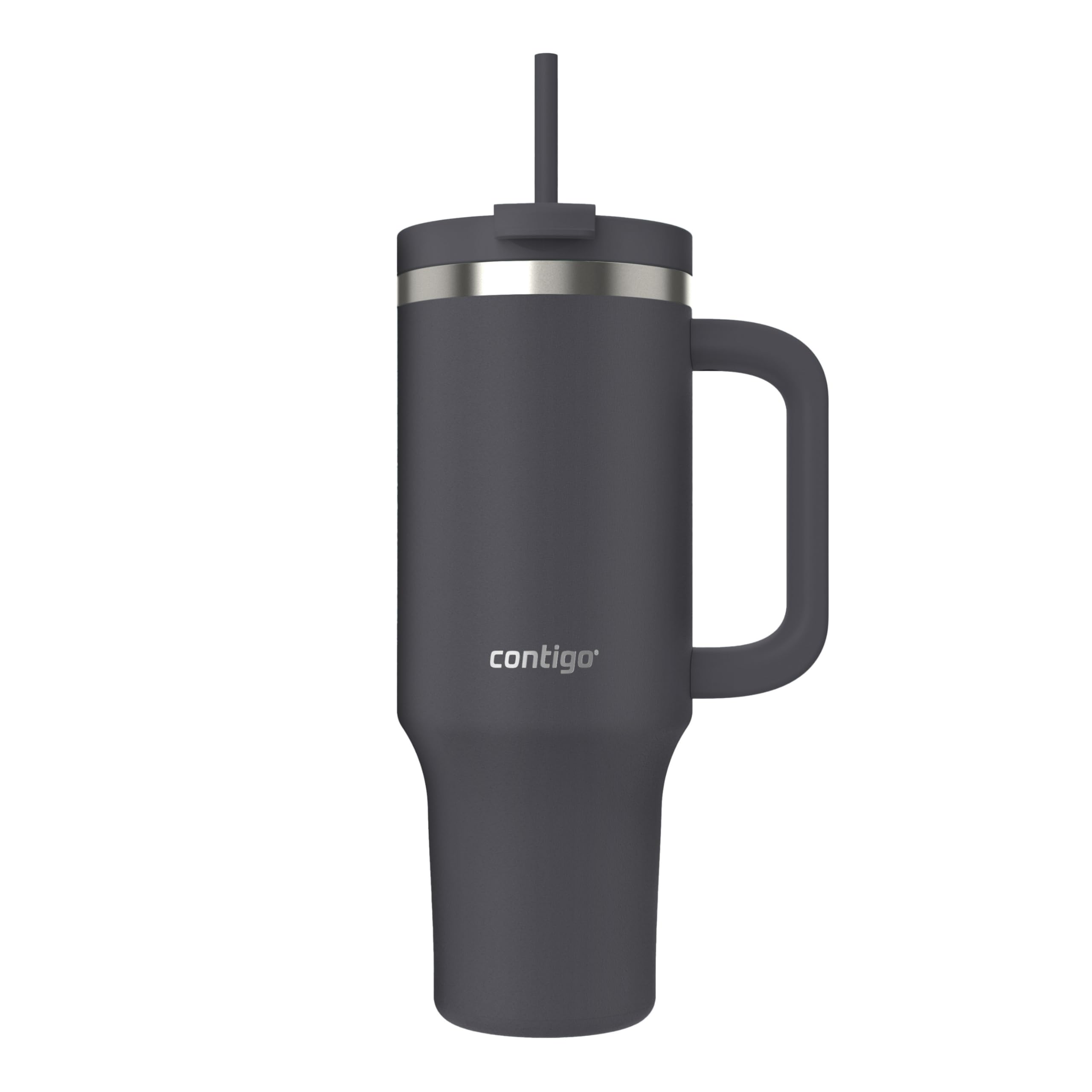 Contigo Streeterville 30oz Tumbler, Stainless Steel Vacuum Insulated, Leak-Proof, Cold for 29 Hours, Fits in cupholders, Licorice