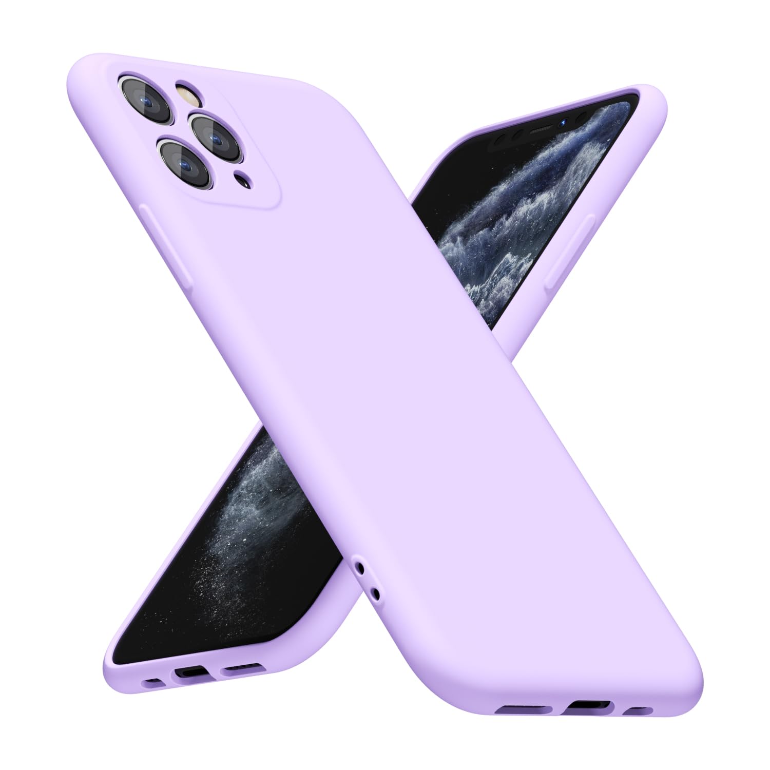 LoeoeL for iPhone 8 Plus/ 7 Plus Phone Case Silicone, Minimalist Ultra Thin Slim Soft Rubber Gel Solid Color Matte TPU Cute Case for Women, Girly Aesthetic Design & Camera Cover, Beige Stone Cream