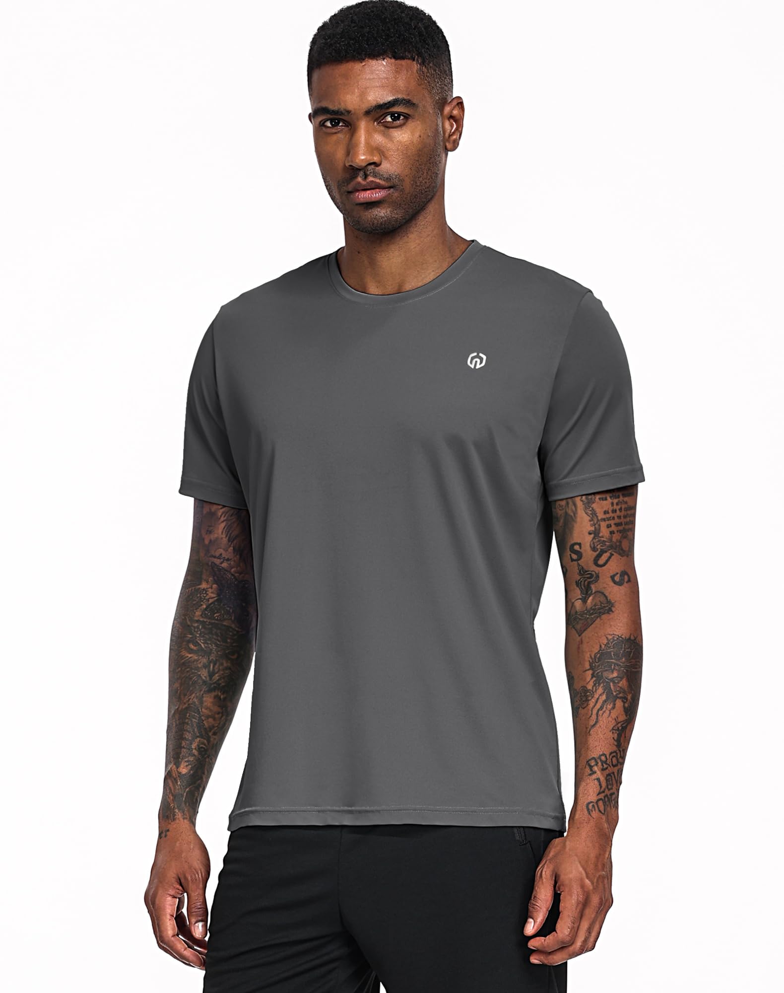 NELEUS Men's Dry Fit Athletic Running Shirt