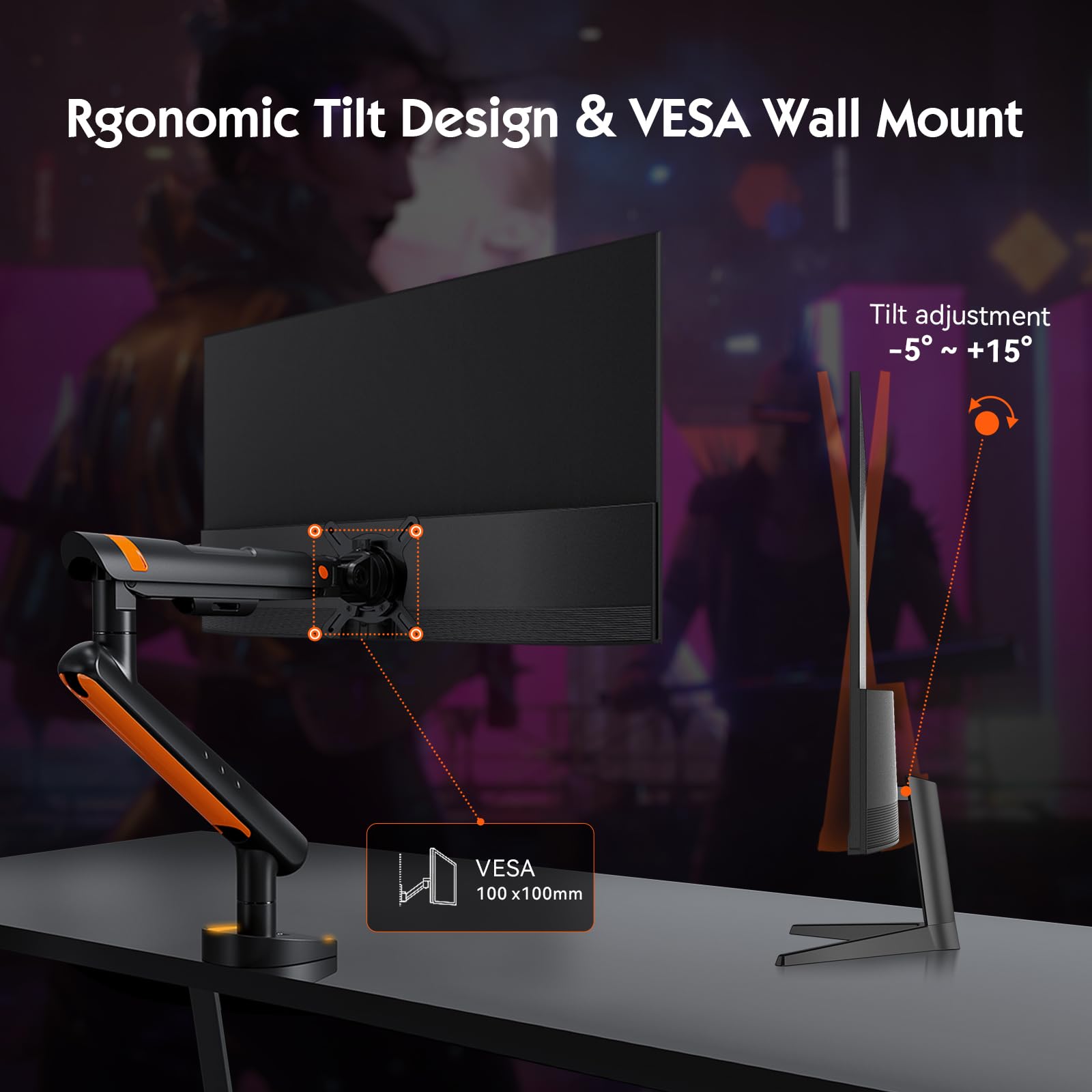 CUNPU 24 Inch 1080P 200Hz Gaming Monitor, FHD Fast IPS Panel, 124% sRGB 1ms HDR Zero-Frame Computer Monitor, Built-in Speaker, HDMI 2.1, DisplayPort 1.4, FreeSync & G-Sync, Tilt, VESA, Eye Care