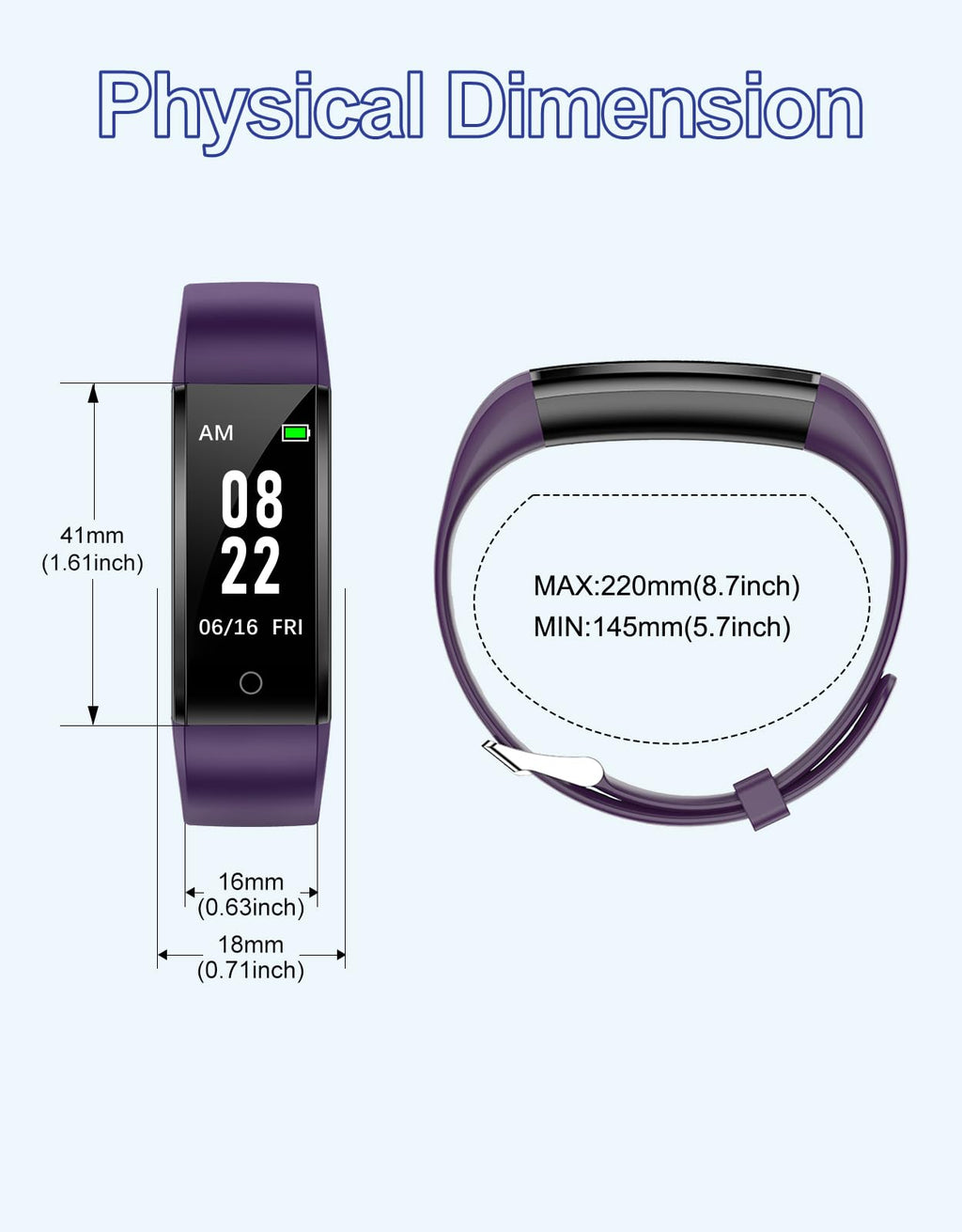 GRV Fitness Tracker Non Bluetooth Fitness Watch No App No Phone Required Waterproof Pedometer Watch with Steps Calories Counter Sleep Tracker for Men Women Parents