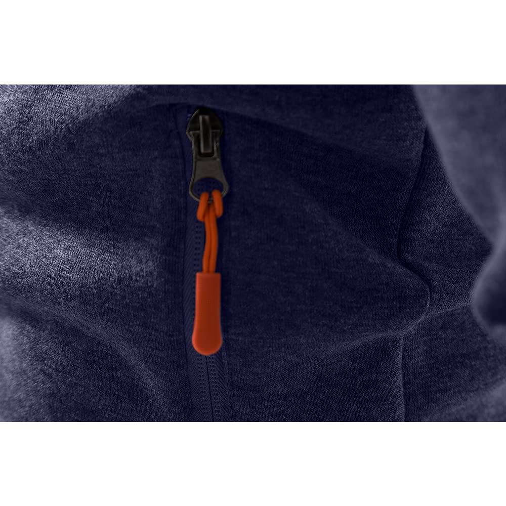 Men Hoodies Casual Hoodies for Men with Zip Pockets Full Zip Long Sleeve Sweatshirt Sports Hooded Jacket