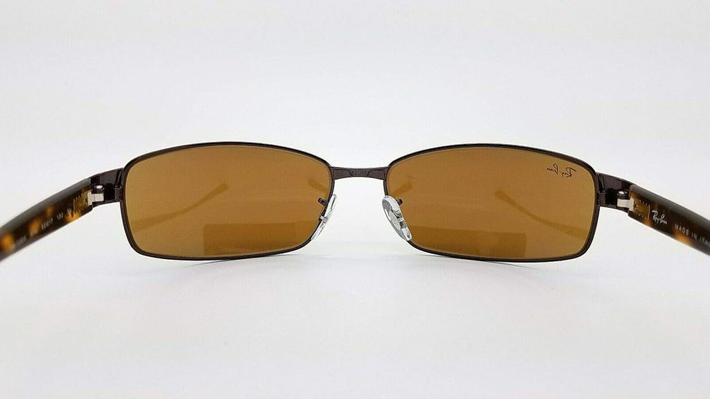 Ray-Ban RB3364 Metal Polarized Rectangular Sunglasses