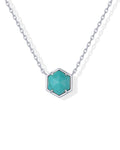 PAVOI 14K Gold Plated Gemstone Pendant Necklace | Dainty Chain Necklaces for Women | Amethyst, Onyx, Green Fluorite, Labradorite, Pearl, Rose Quartz, Agate, Sodalite, Turquoise Gemstone Pendants