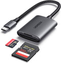 UGREEN USB C SD 4.0 Card Reader, UHS-II Micro SD Card Reader Memory Card Reader Fast for SD Micro SD SDXC SDHC UHS-II & UHS-I Cards for iPhone 16/15 Pro Max MacBook Laptop Tablet Smartphone Android