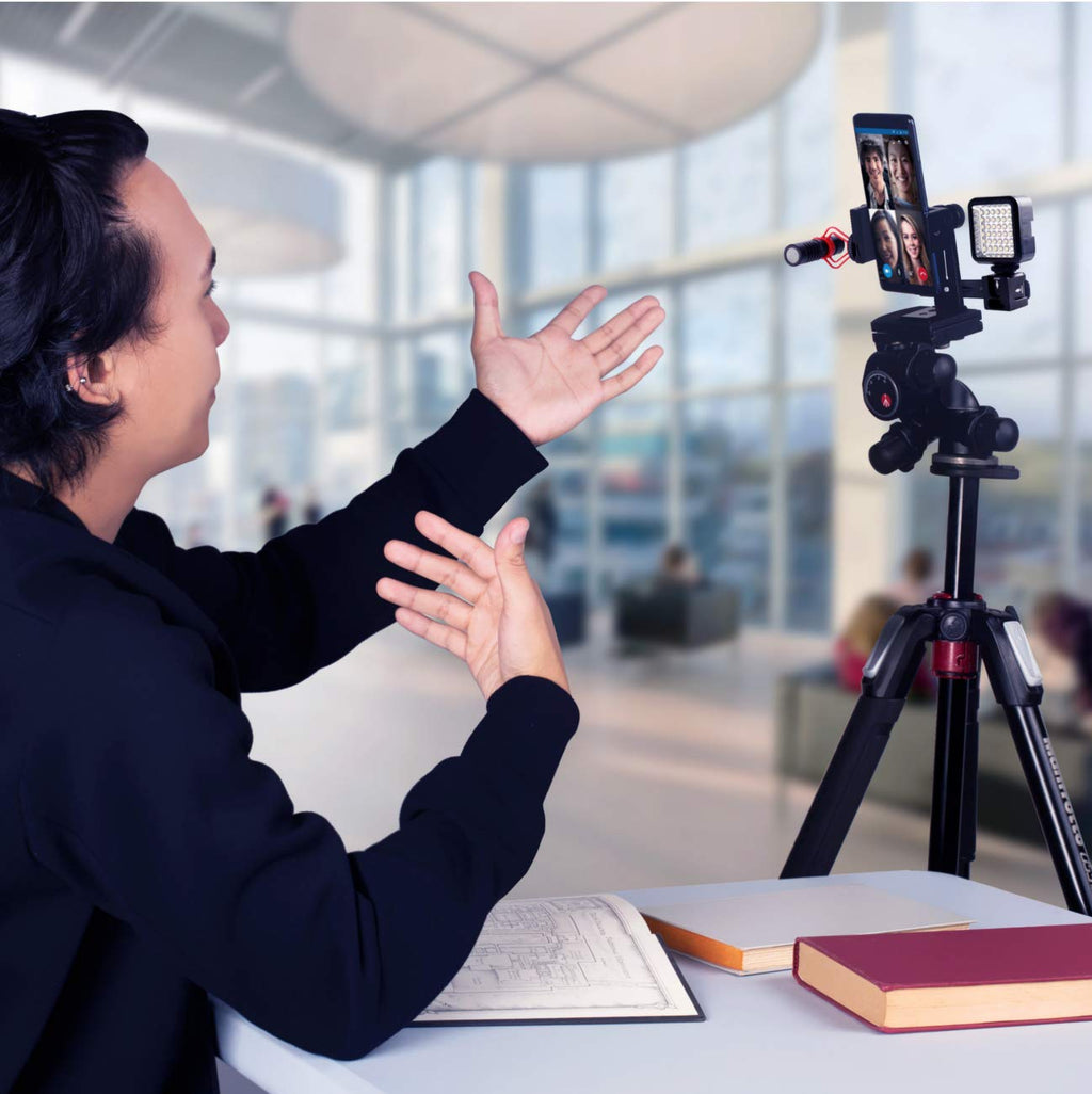 KobraTech Metal Phone Tripod Mount - UniMount 360 Pro Heavy Duty Phone Tripod Mount with Wireless Remote Shutter