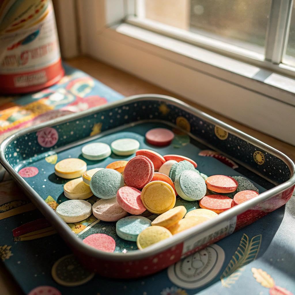 Gerrit's Original Satellite Wafers, Filled with Assorted Candy Beads, 100 Count Tub (4.41 oz)