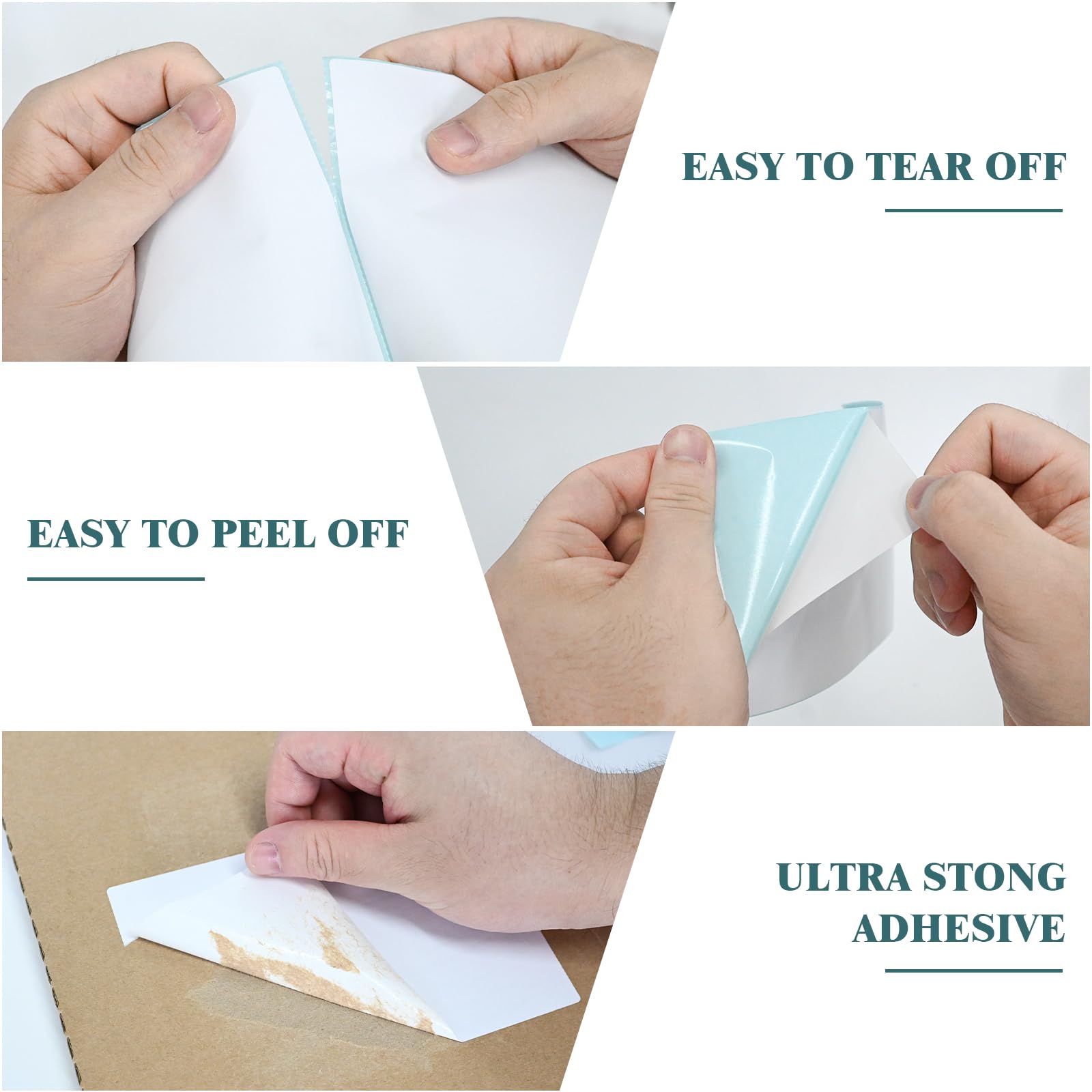 L LIKED 150 PCS 4"x6" Thermal Shipping Labels, White Perforated & Strong Adhesive Direct Thermal Labels (1 Roll), for Postage, Mailing & Shipping