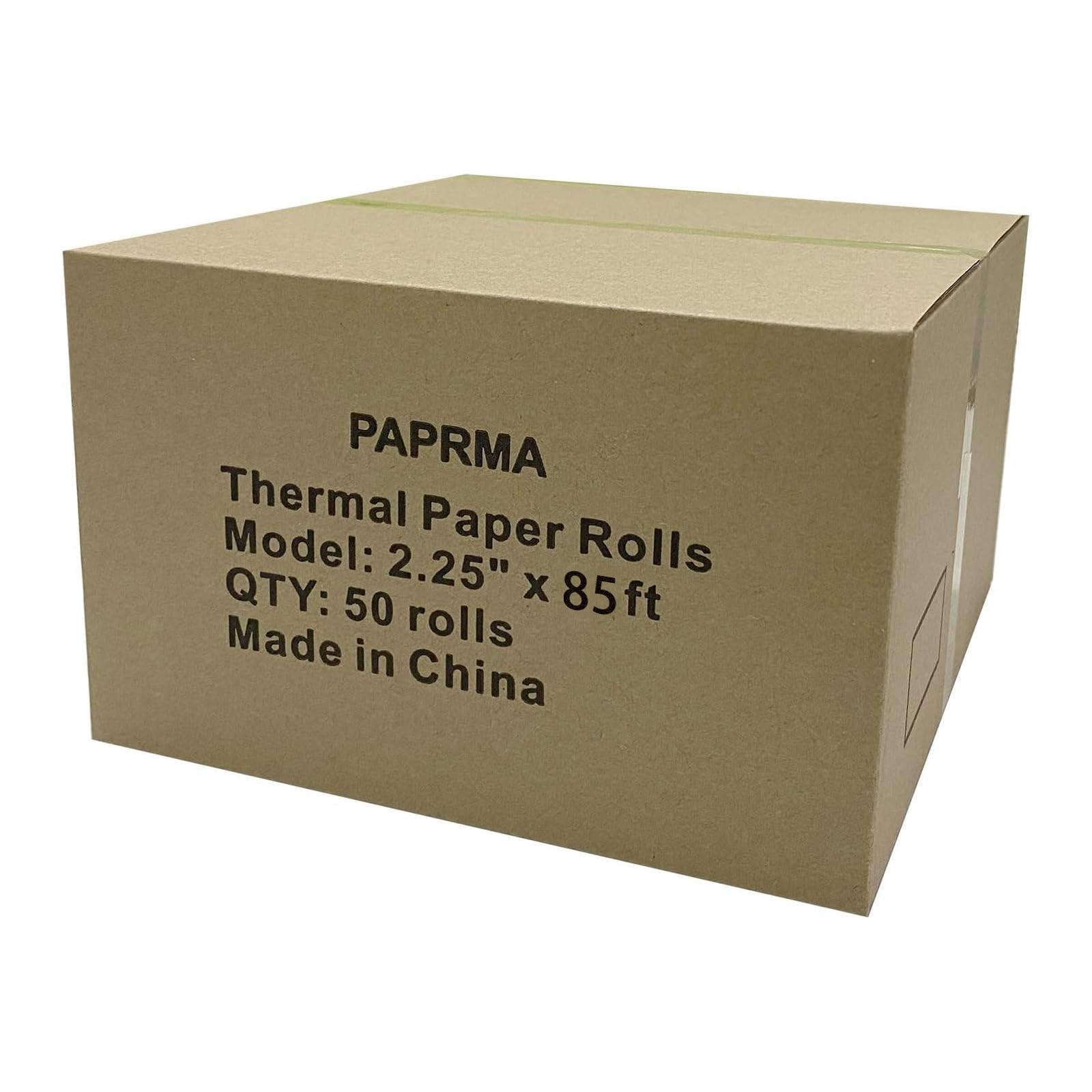 2 1/4'' x 50' Thermal Receipt Paper 50 Rolls, 2.25x50ft Receipt Roll Cash Register Paper - For Credit Card Machine POS Terminal Clover Mini Verifone