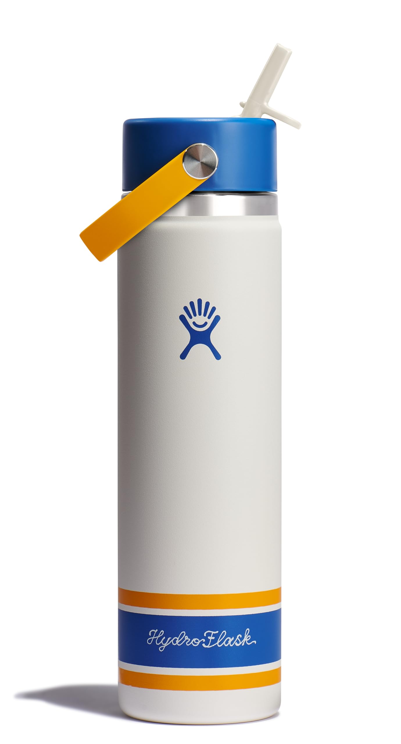Hydro Flask Water Bottle - Insulated Stainless Steel - Wide Straw Lid, Non Spill, Leakproof in 24 Oz Forest Green Arc