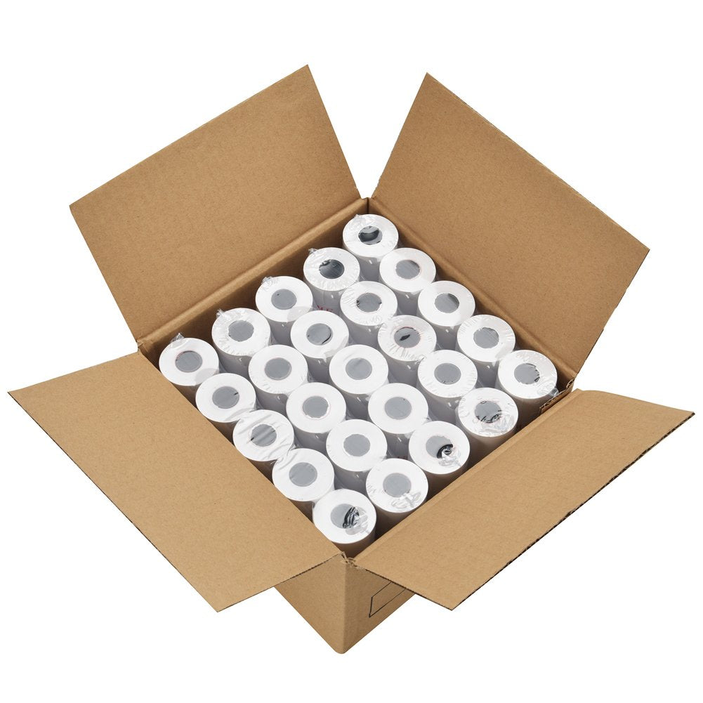 2 1/4'' x 50' Thermal Receipt Paper 50 Rolls, 2.25x50ft Receipt Roll Cash Register Paper - For Credit Card Machine POS Terminal Clover Mini Verifone
