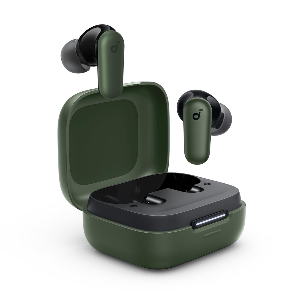 Soundcore P30i by Anker Noise Cancelling Earbuds, Strong and Smart Noise Cancelling, Powerful Bass, 45H Playtime, 2-in-1 Case and Phone Stand, IP54, Wireless Earbuds, Bluetooth 5.4 (Black)