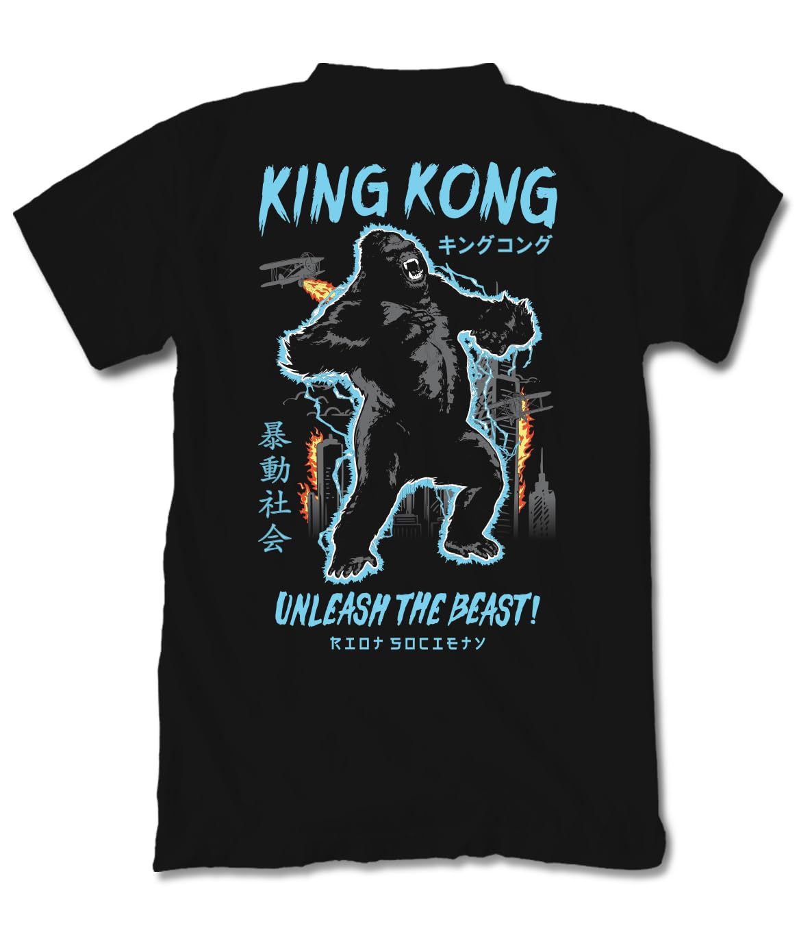 Riot Society Men's Short Sleeve Graphic and Embroidered Fashion T-Shirt