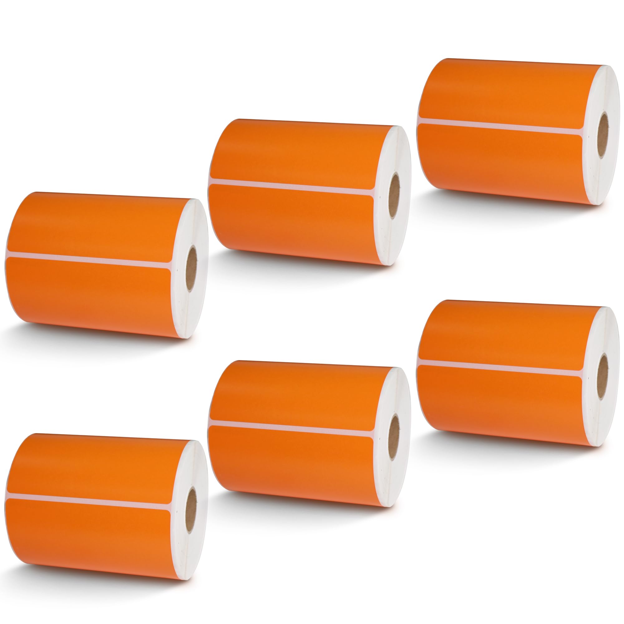 BETCKEY - 1" x 0.5" Small Labels Compatible with Zebra & Rollo Label Printer, Premium Adhesive & Perforated[Light Blue, 6 Rolls, 14580 Labels]