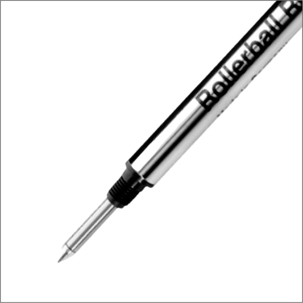 Montblanc Rollerball Refills (M) Mystery Black 105158 – Quick-Drying Pen Refills for Montblanc Rollerball and Fineliner Pens – 2 x Black Pen Cartridges