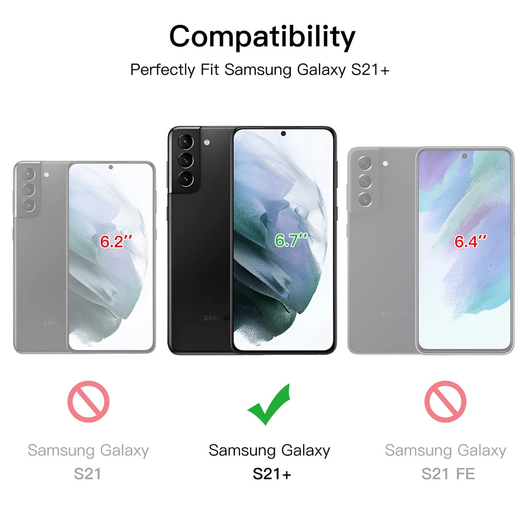 JETech Screen Protector for Samsung Galaxy S20 FE 6.5-Inch with Camera Lens Protector, Tempered Glass Film, Fingerprint ID Compatible, HD Clear, 2-Pack Each