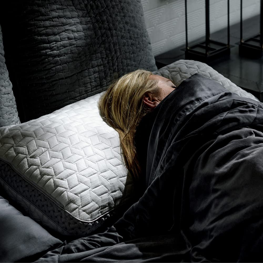 LUXOME LAYR Adjustable Firmness & Loft Pillow (2 Pack) - Completely Customizable - Memory Foam - Cooling Cover - Standard/Queen