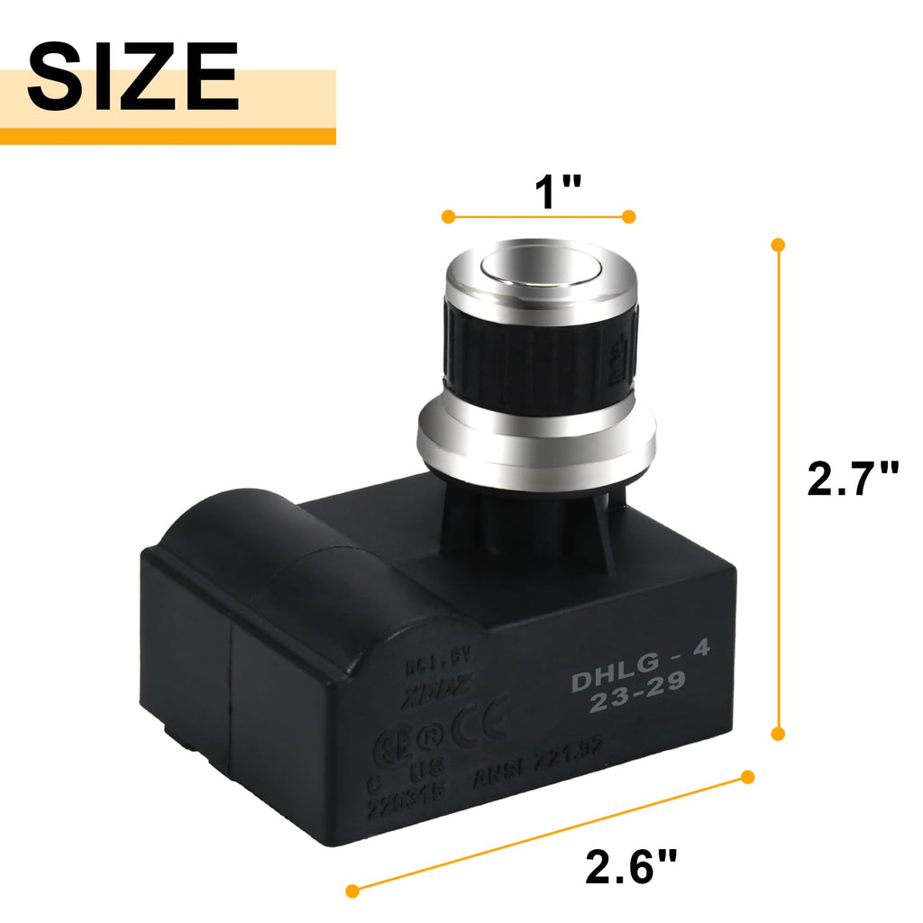 GasSaf Spark Generator 1 Outlet Push Button Electronic Igniter Ignitor Gas Grill Replacement for Broil King, Broil-Mate, Sterling, Jackson, Napoleon, Silver Chef, BBQ Pro, BBQ Tek and Others