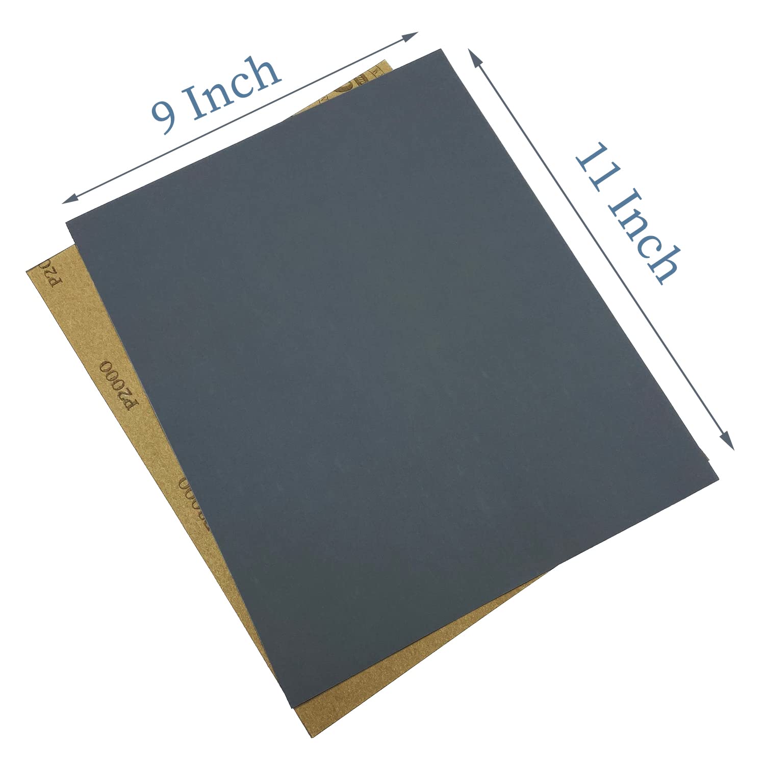 80 Grit Wet Dry Sandpaper, 9 x 11 Inch Sanding Sheets, 10PCS Premium Silicon Carbide Sand Paper for Wood Metal Ceramic or Auto Polishing and Scratches Removing